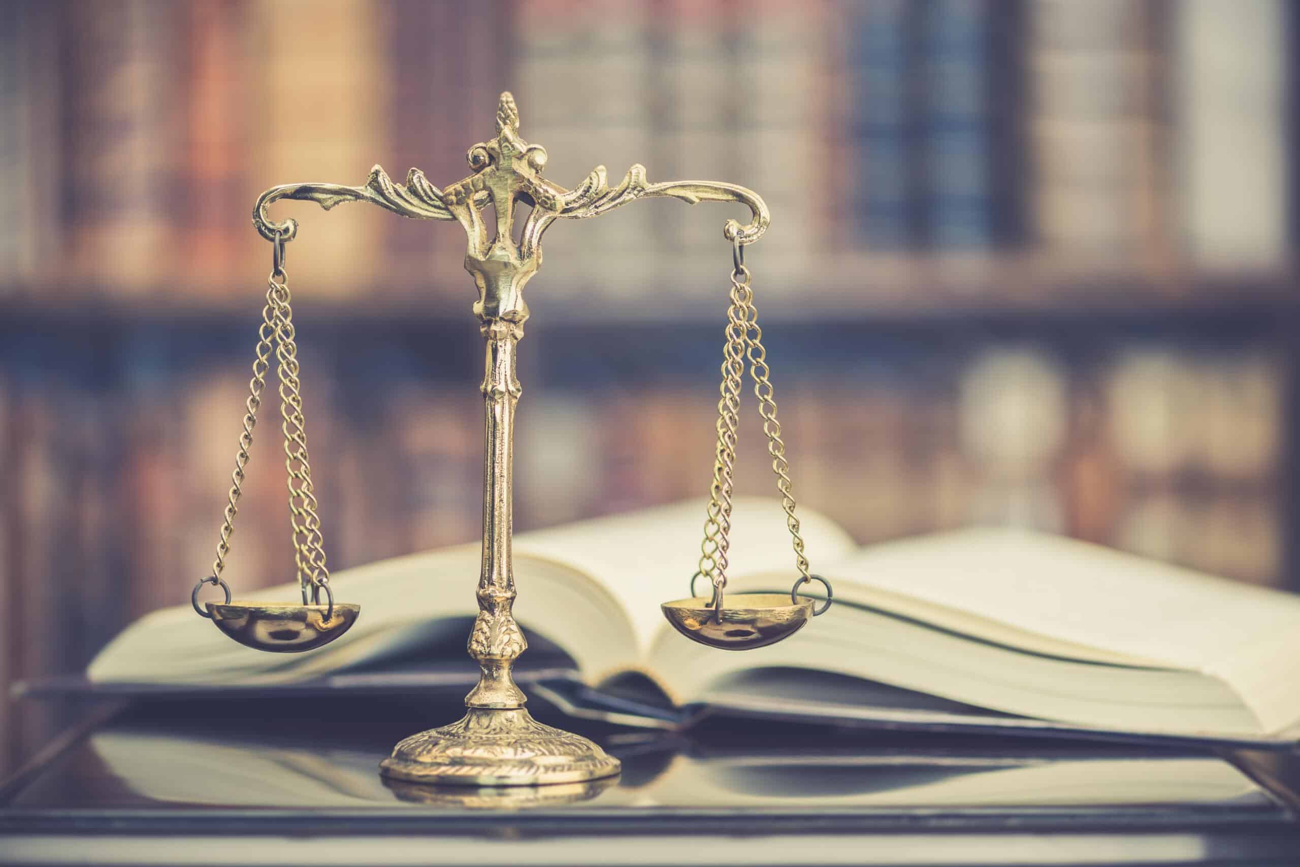 Legal,Office,Of,Lawyers,,Justice,And,Law,Concept,:,Retro
