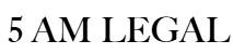 5am Legal - Law Society of WA